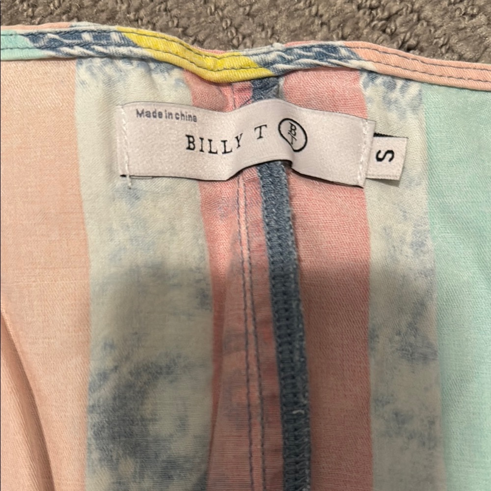 Colorful Striped Button-Up Tank Top - Picture 2 of 4